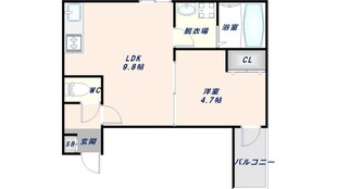 ＣＡＳＡ友井の物件間取画像